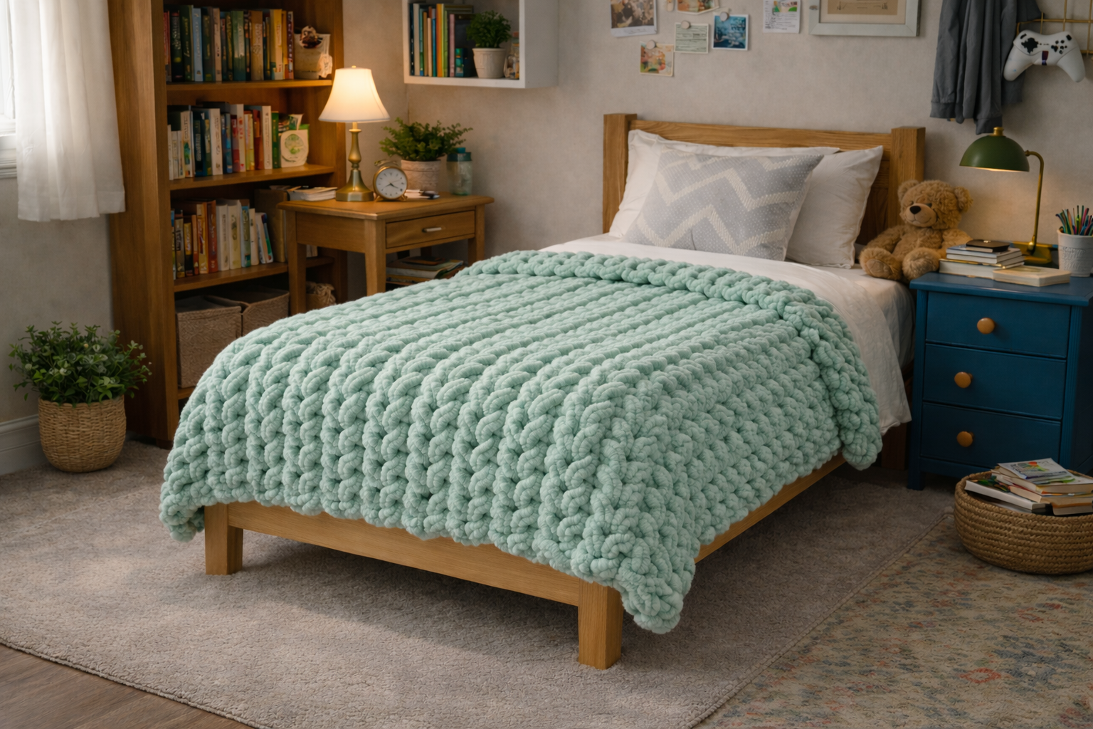 Lightweight Plush Twin Blanket