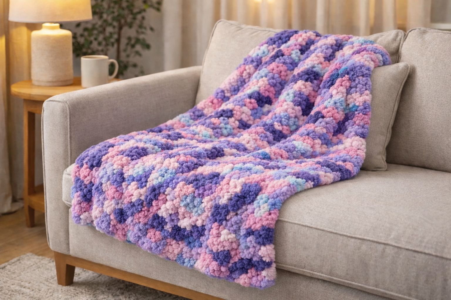 Lightweight Plush Personal Throw