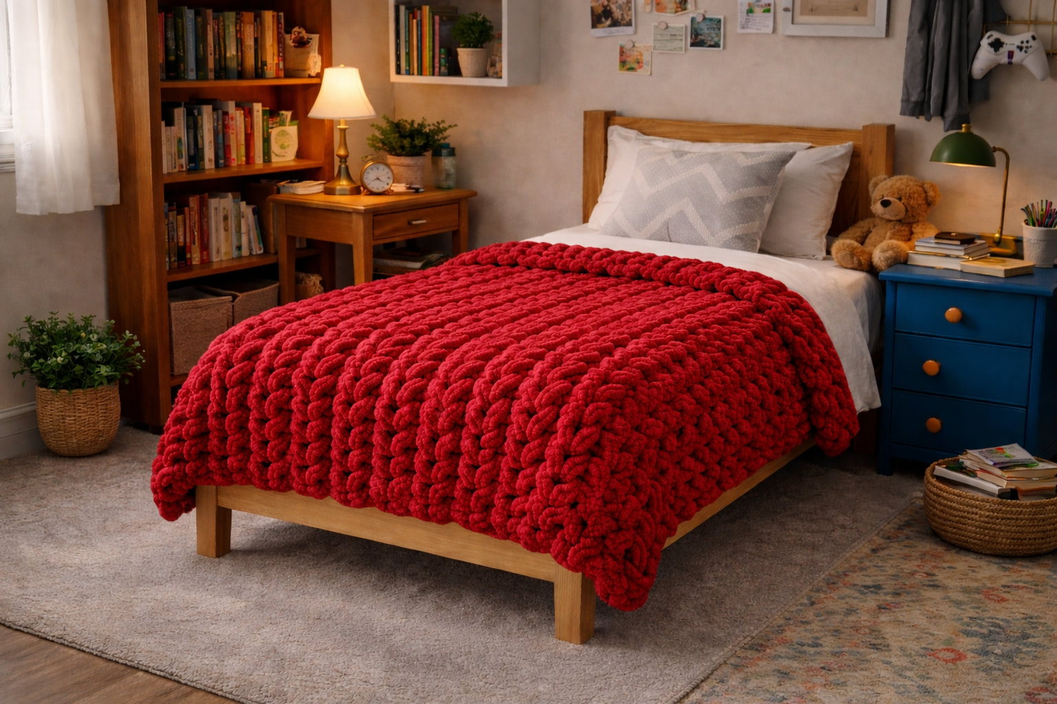 Lightweight Plush Twin Blanket