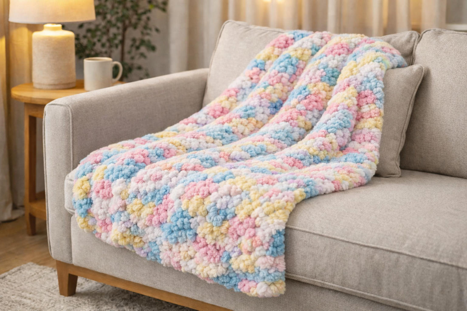 Lightweight Plush Personal Throw