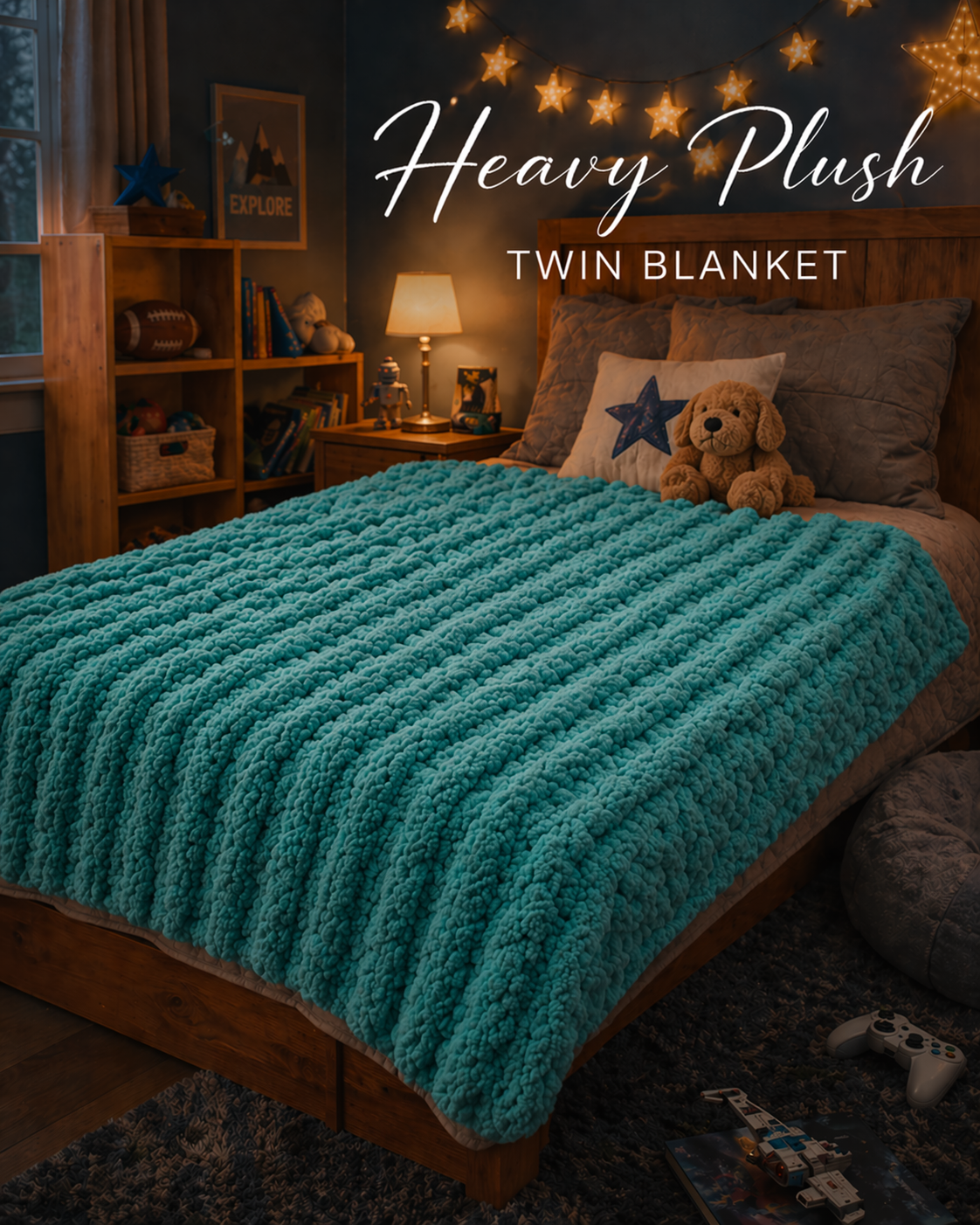 Heavy Plush Twin Blanket