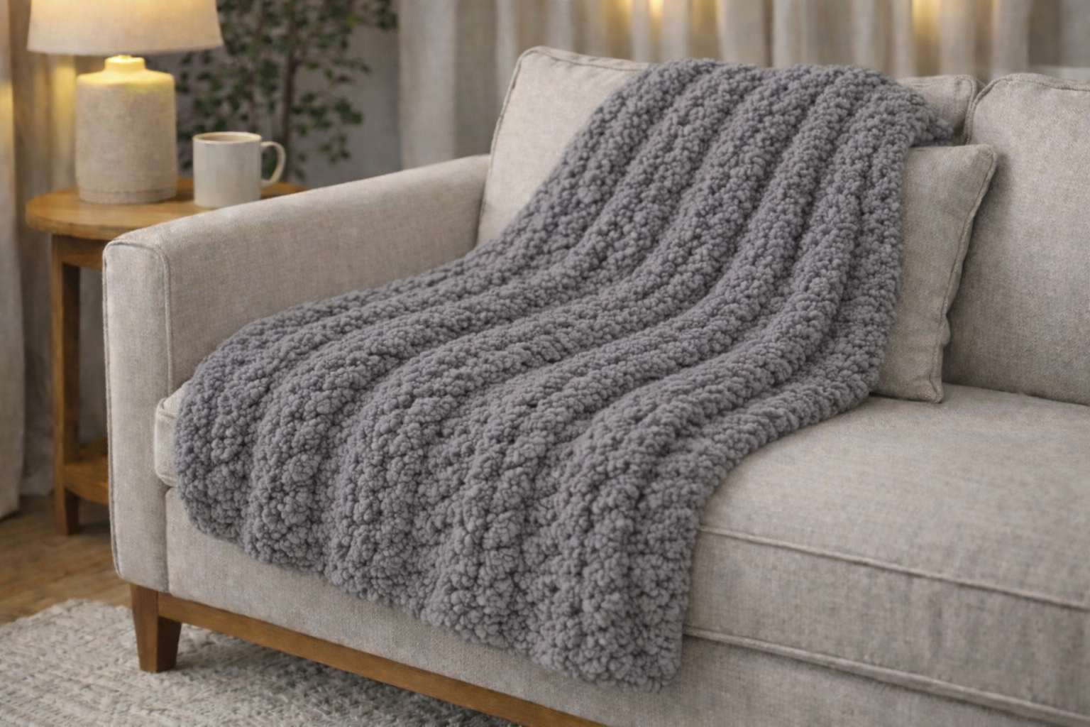 Lightweight Plush Personal Throw