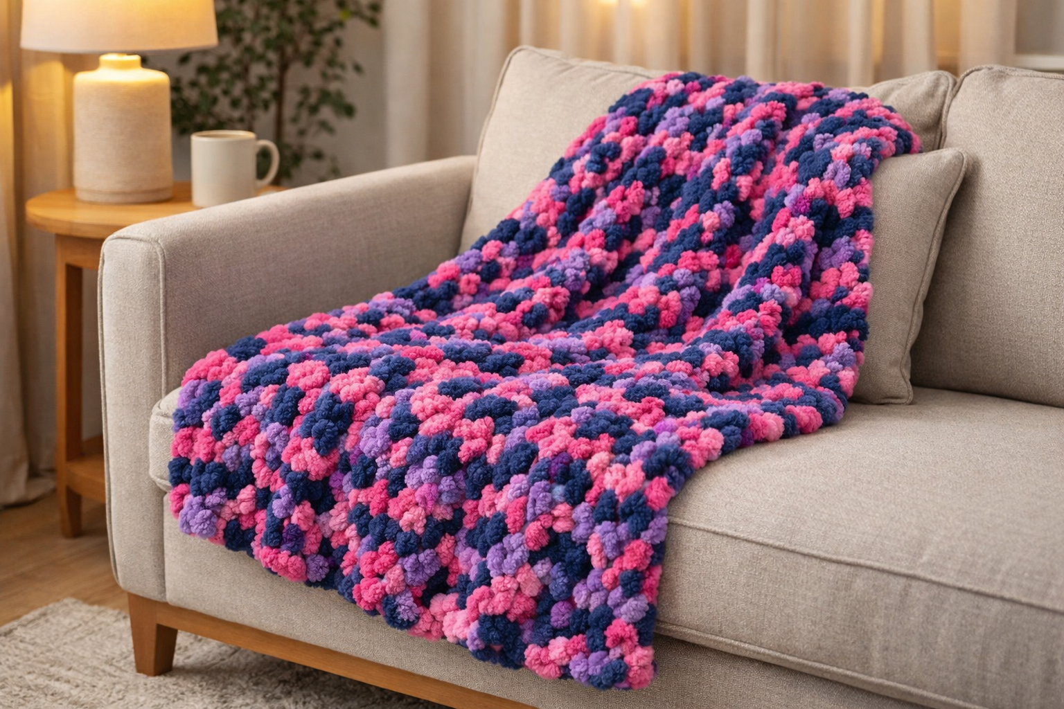 Lightweight Plush Personal Throw