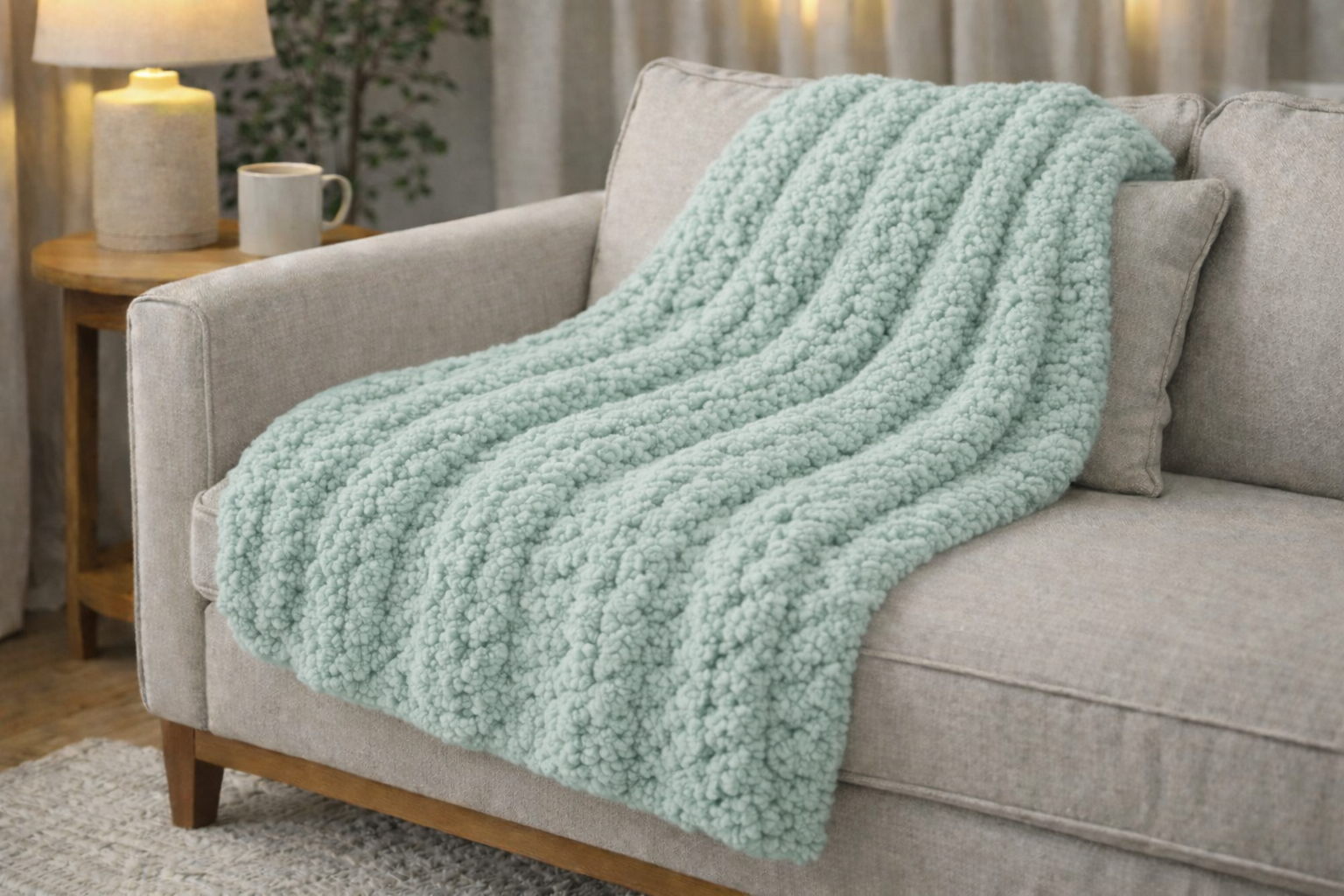 Lightweight Plush Personal Throw