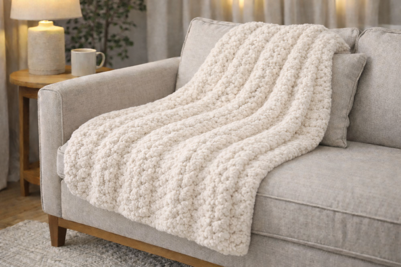 Lightweight Plush Personal Throw