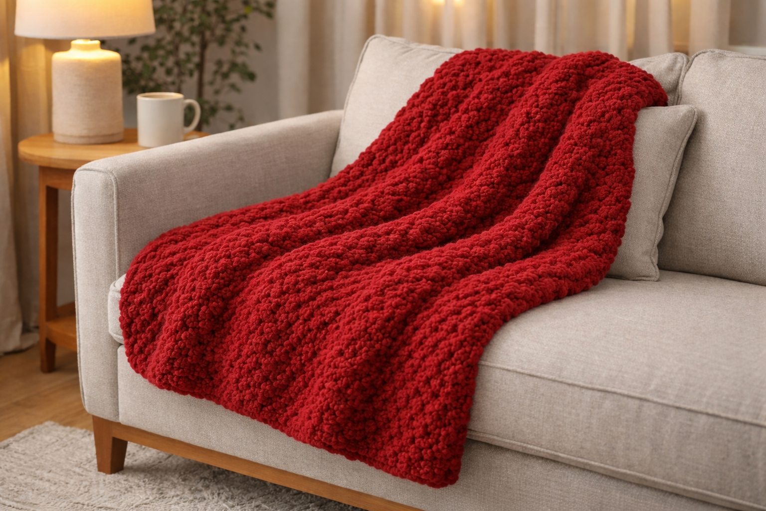 Lightweight Plush Personal Throw