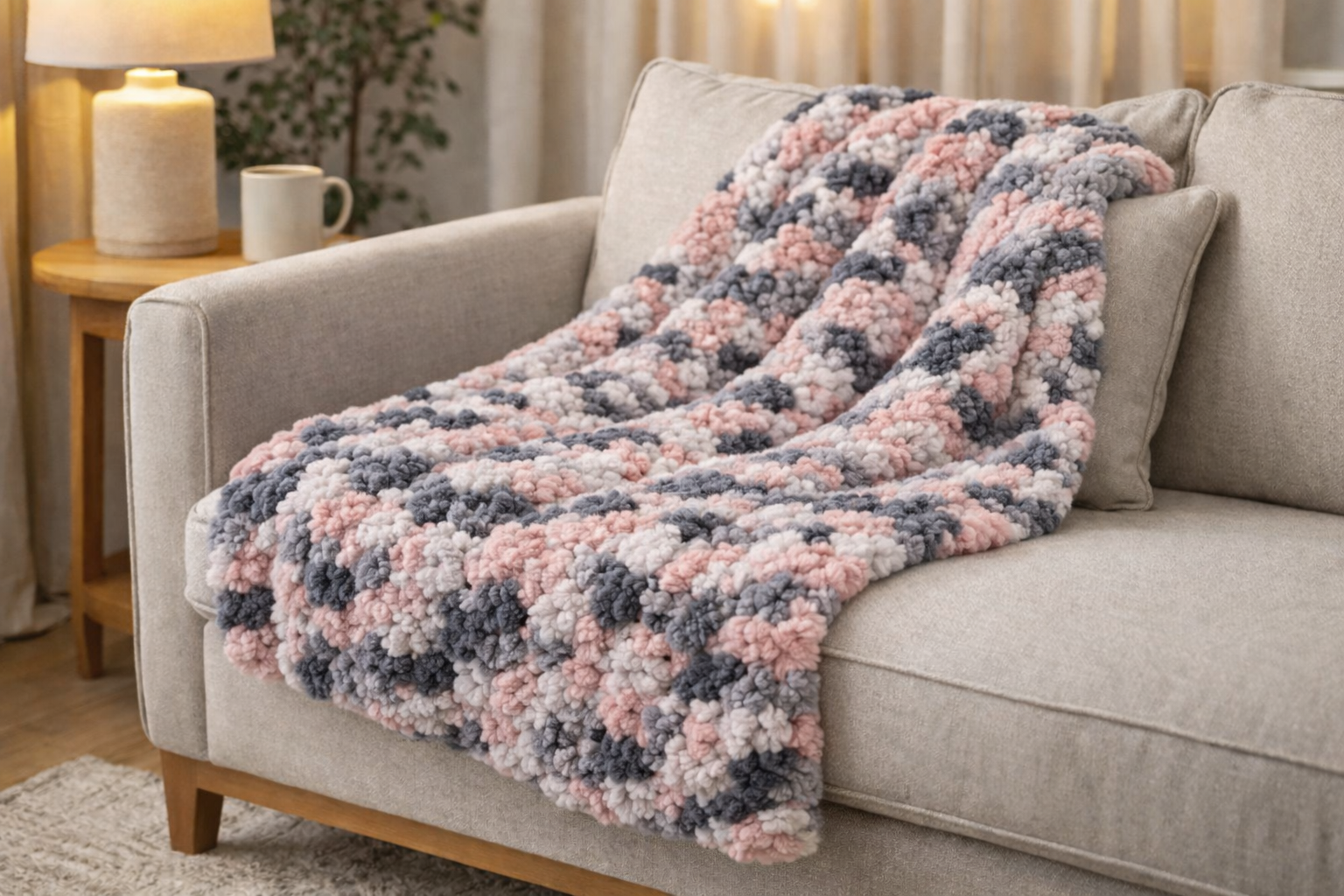 Lightweight Plush Personal Throw