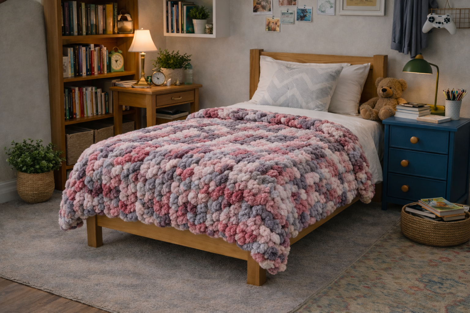 Lightweight Plush Twin Blanket