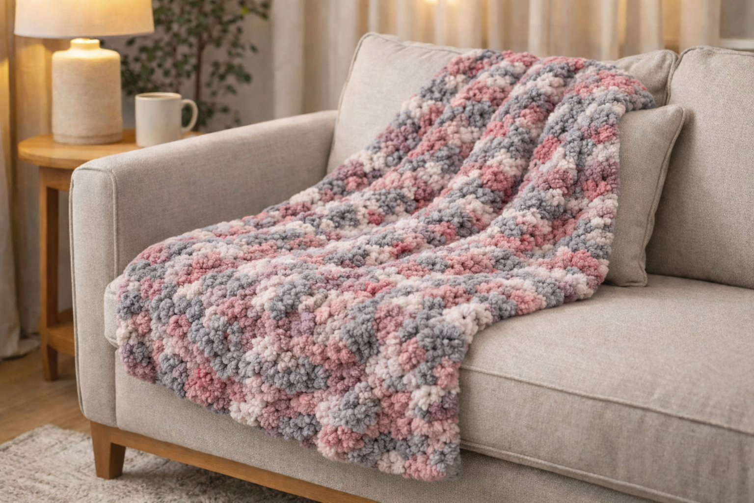 Lightweight Plush Personal Throw