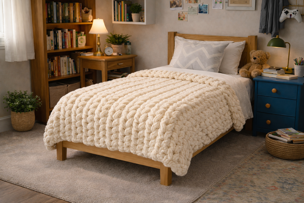 Lightweight Plush Twin Blanket