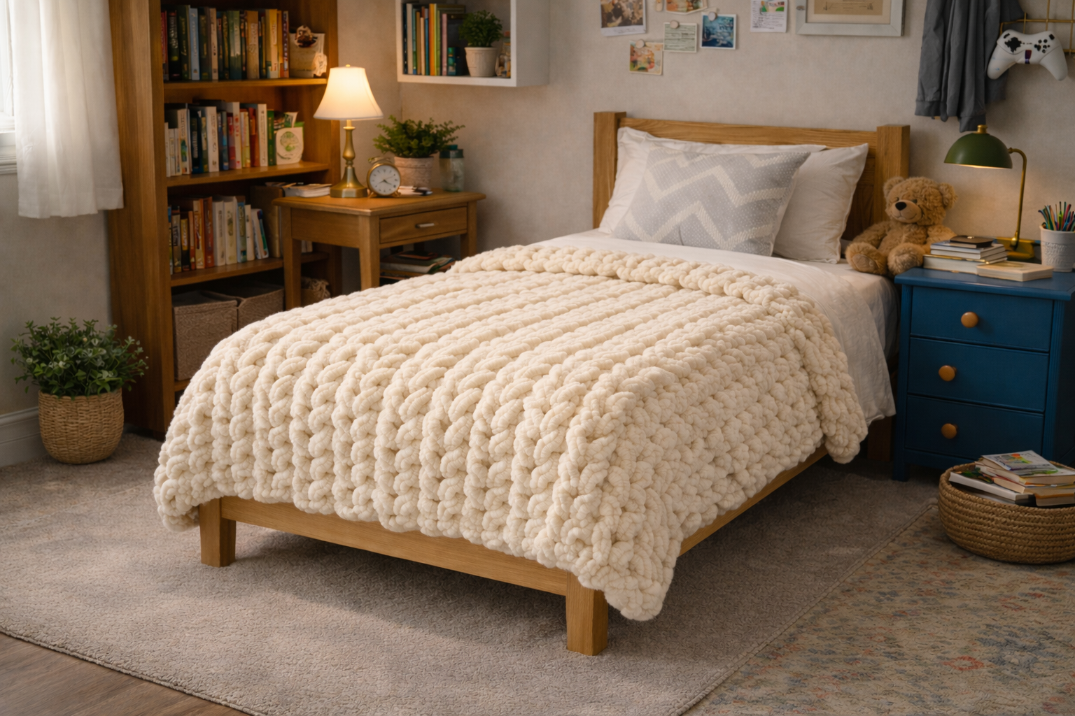 Lightweight Plush Twin Blanket