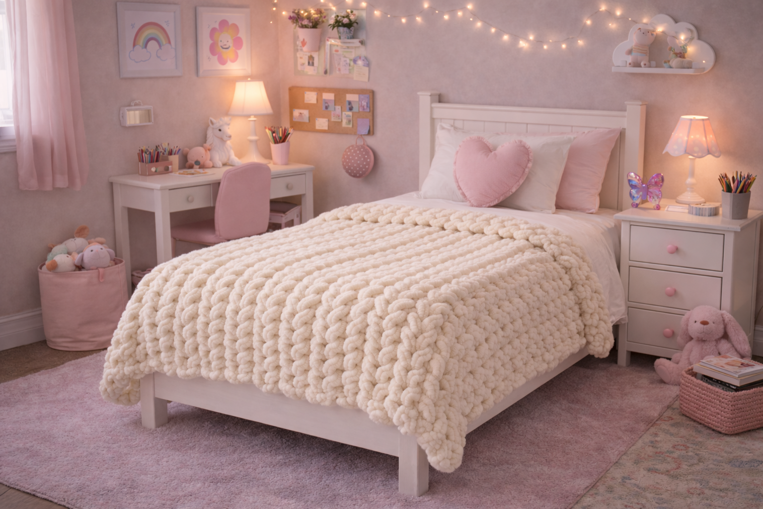 Lightweight Plush Twin Blanket