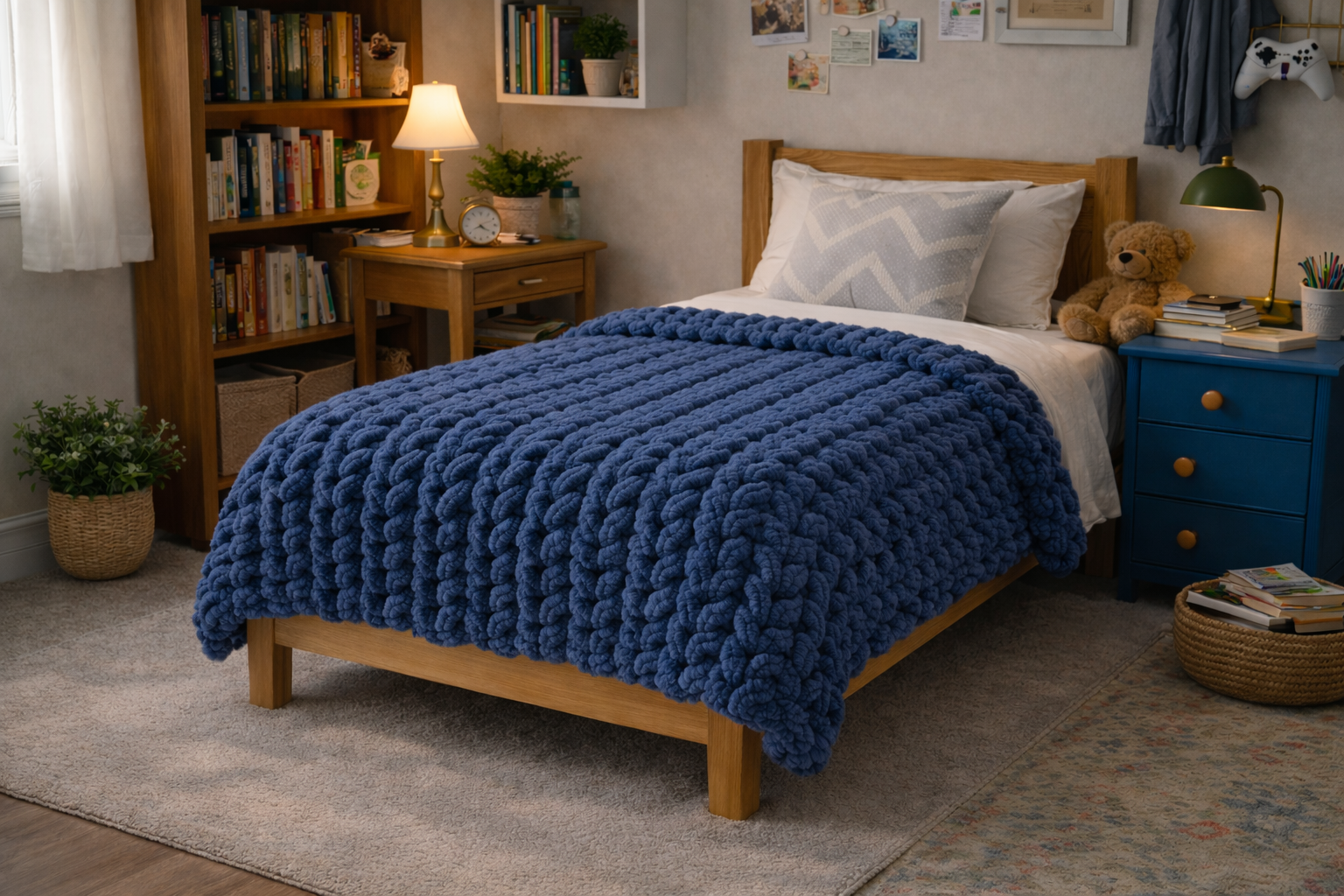 Lightweight Plush Twin Blanket