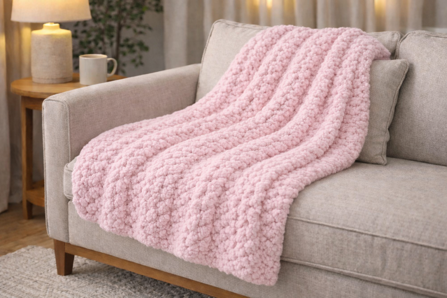 Lightweight Plush Personal Throw