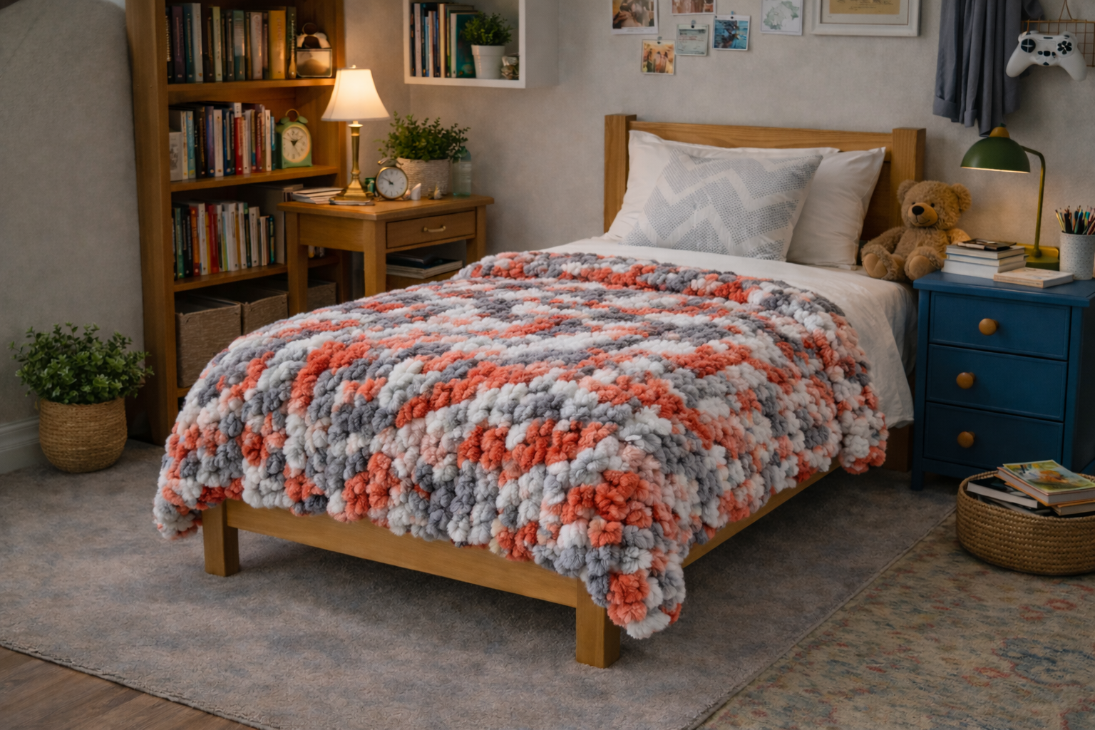 Lightweight Plush Twin Blanket